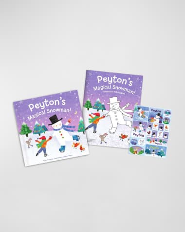 I See Me! My Magical Snowman Personalized Book, Coloring Book & Sticker Gift Set