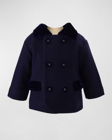 Rachel Riley Boy's Double Breasted Coat, Size 6M-24M