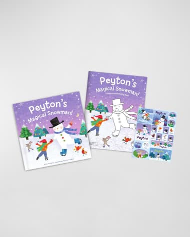 I See Me! My Magical Snowman Personalized Book, Coloring Book And Sticker Gift Set