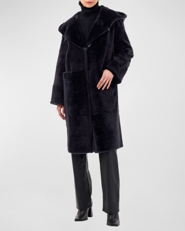 Gorski Reversible Lamb Shearling Parka Jacket