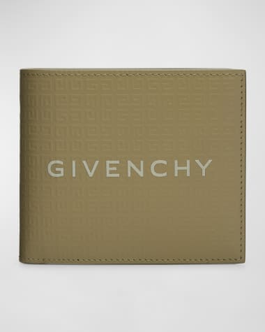 Givenchy Men's 4G Leather Logo Bifold Wallet