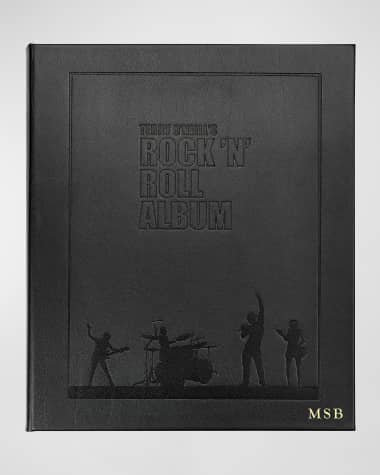 Graphic Image Terry O'Neill's Rock N Roll Album Leather Bound Book - Personalized