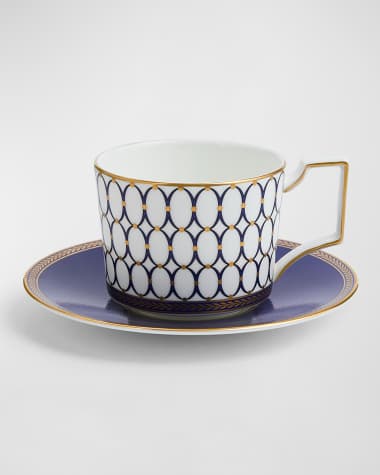 Wedgwood Renaissance Teacup & Saucer Set