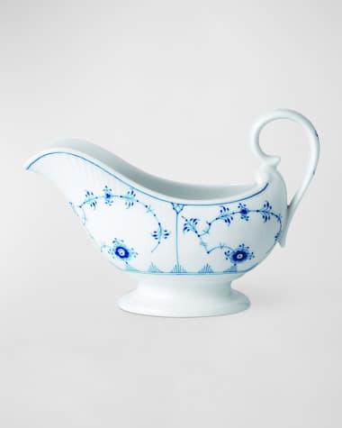 Royal Copenhagen Blue Fluted Plain Sauce Jug
