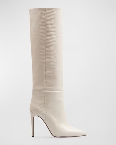 Neiman marcus white boots sales