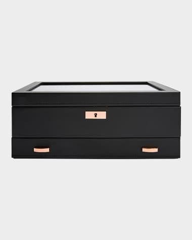 WOLF Axis 10-Piece Watch Box with Drawer