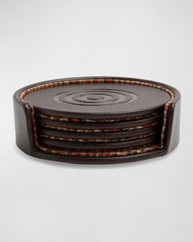 WOLF X WM Brown 4-Piece Coaster Set