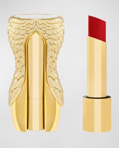 Valde Beauty Soar Collection Storybook Set in Gold/Gold- Ritual Creamy Satin Lipstick