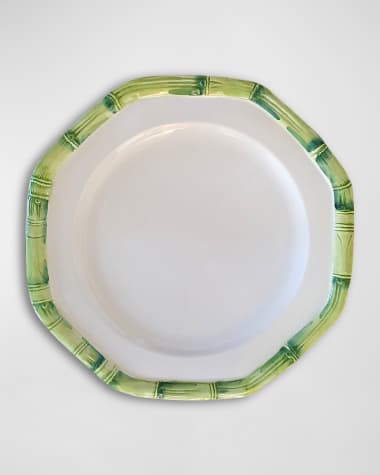 Les Ottomans Bamboo Salad Plate, Set of 4