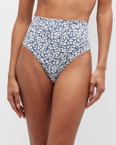 ANEMOS Infinity Floral The High Waist Bikini Bottoms