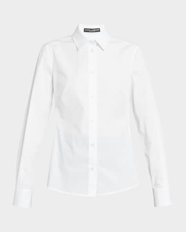 Dolce&Gabbana Poplin Classic-Fit Collared Shirt