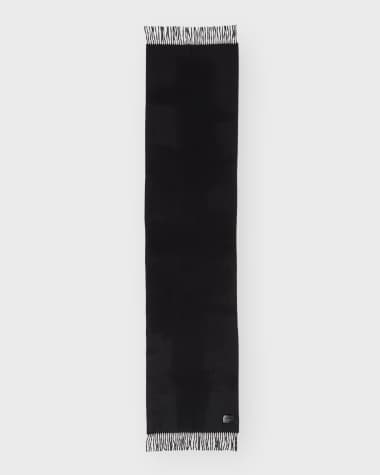 Vince Two-Tone Double Faced Cashmere Scarf