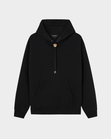 Versace Men's Medusa Bolo Pullover Hoodie