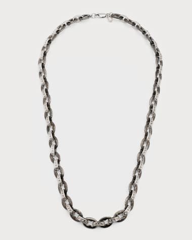 Armenta Men's Romero Sterling Silver Chain Link Necklace
