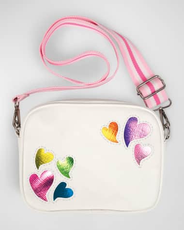 Iscream Girl's Dancing Hearts Crossbody Bag