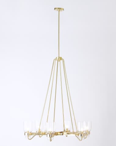 Global Views Six Light Chandelier