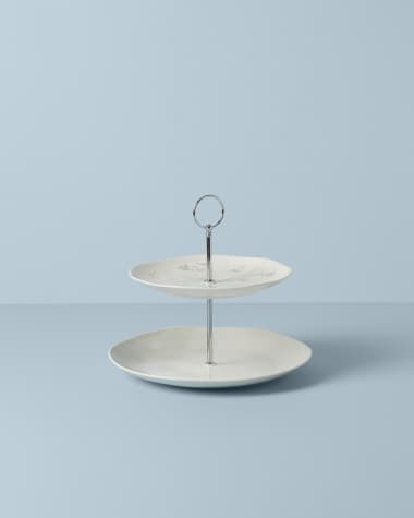 Lenox Oyster Bay Two-Tier Server
