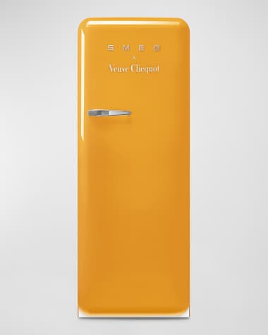 Smeg x Veuve Clicquot FAB28 Retro-Style Refrigerator