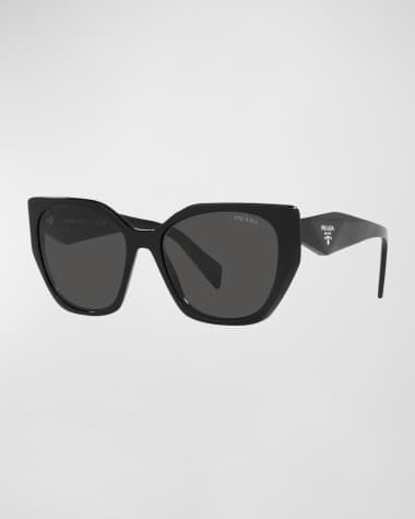 Prada Geometric Square Acetate Sunglasses