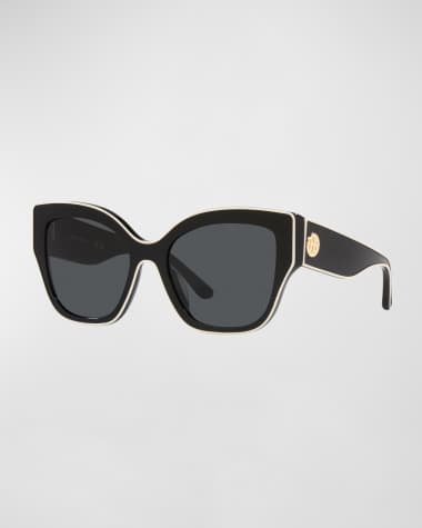 Tory Burch Contrasting Acetate Butterfly Sunglasses