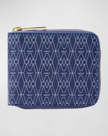 WOLF Men's Signature Zip Wallet