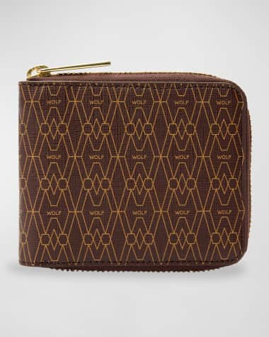 WOLF Men's Signature Zip Wallet