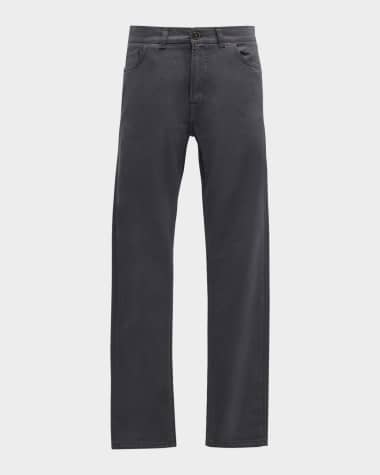 Isaia Men's Tapered Leg 5-Pocket Pants