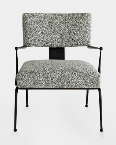 Arteriors Wallace Pitch Textured Chair