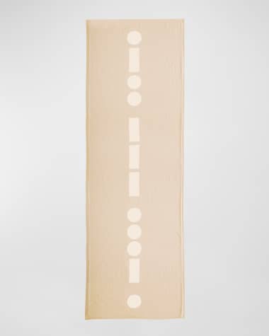 Elyse Maguire Morse Code Love Cashmere Knit Wrap