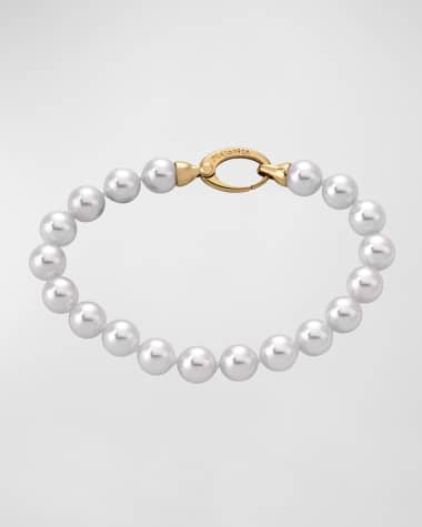 Majorica Lyra Pearl-Strand Bracelet