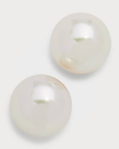 Majorica Lyra Pearl Stud Earrings