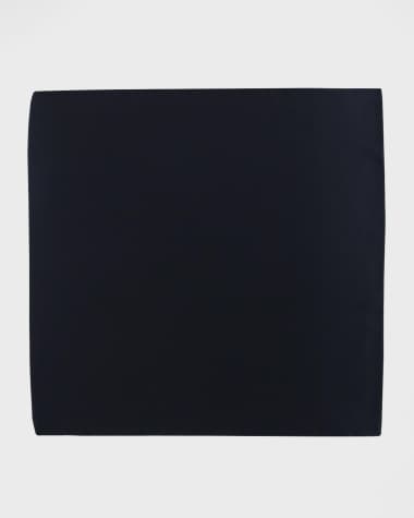 Trafalgar Men's Sutton Solid Silk Pocket Square