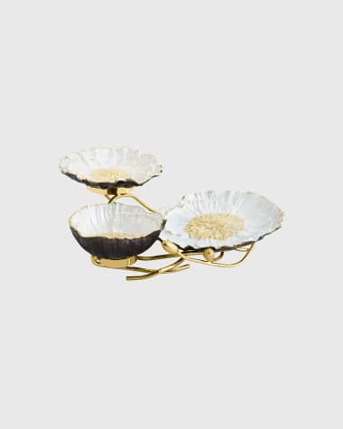 Michael Aram Anemone 3-Tier Server