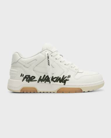 Off-White Out Of Office Script Leather Sneakers