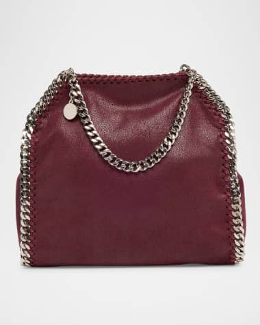 Stella McCartney Mini Eco Shaggy Deer Chain Tote Bag