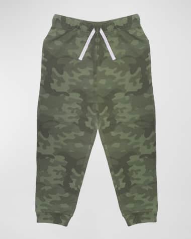 Sammy + Nat Boy's Mason Camo-Print Waffle Knit Joggers, Size 2-8
