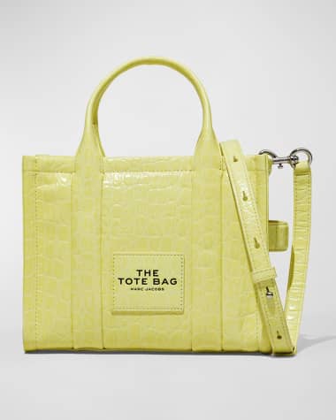 Marc Jacobs The Croc-Embossed Small Tote Bag