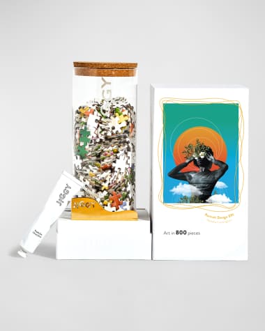 JIGGY Puzzles Portrait Design 091, Natasa Cunnngham - 800 Piece Decorative Artwork Puzzle + Puzzle Glue Kit