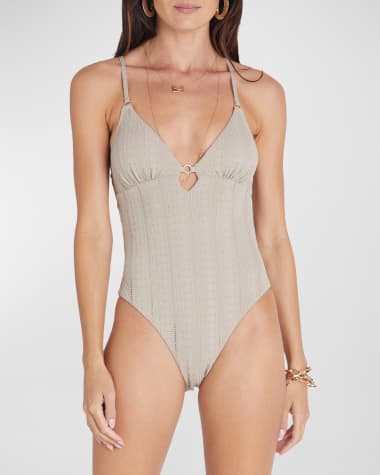 Louis Vuitton Asymmetrical One-Piece Swimsuit