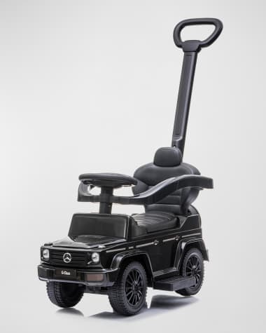 Best Ride on Cars Mercedes-Benz G-Wagon 3 in 1 Push Car -Black