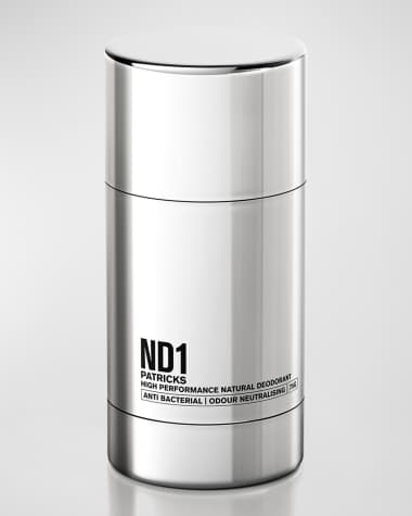 PATRICKS Men's ND1 High Performance Natural Deodorant, 2.6 oz.
