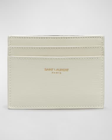 SAINT LAURENT Monogram leather card holder BLACK – Top Quality Yves Saint  Laurent Bags Shop