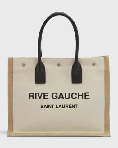 Saint Laurent Rive Gauche Small Tote in Canvas