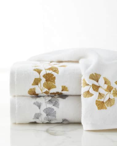 Bath, Embroidered Lv Hand Towel Set