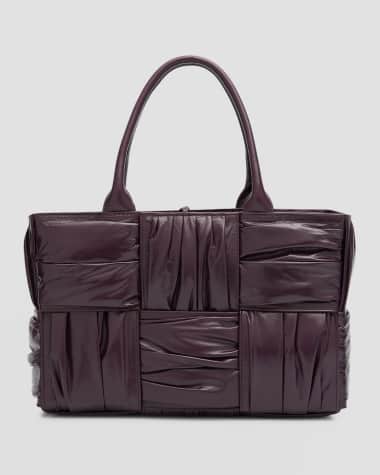 Bottega Veneta Pipe Medium Intreccio Shoulder Bag