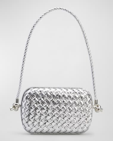 Designer silver evening hot sale bags