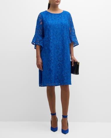 Caroline Rose Plus Plus Size Flora Lace Julia Dress