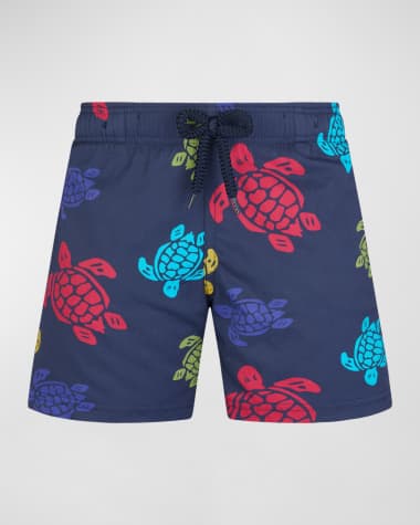 Vilebrequin Ronde Des Tortues Swim Shorts, Size 2-14