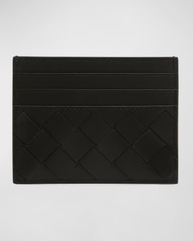 Bottega Veneta Men's Intrecciato Leather Card Case