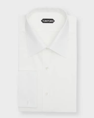 TOM FORD Men's French Cuff Slim Fit Dress Shirt